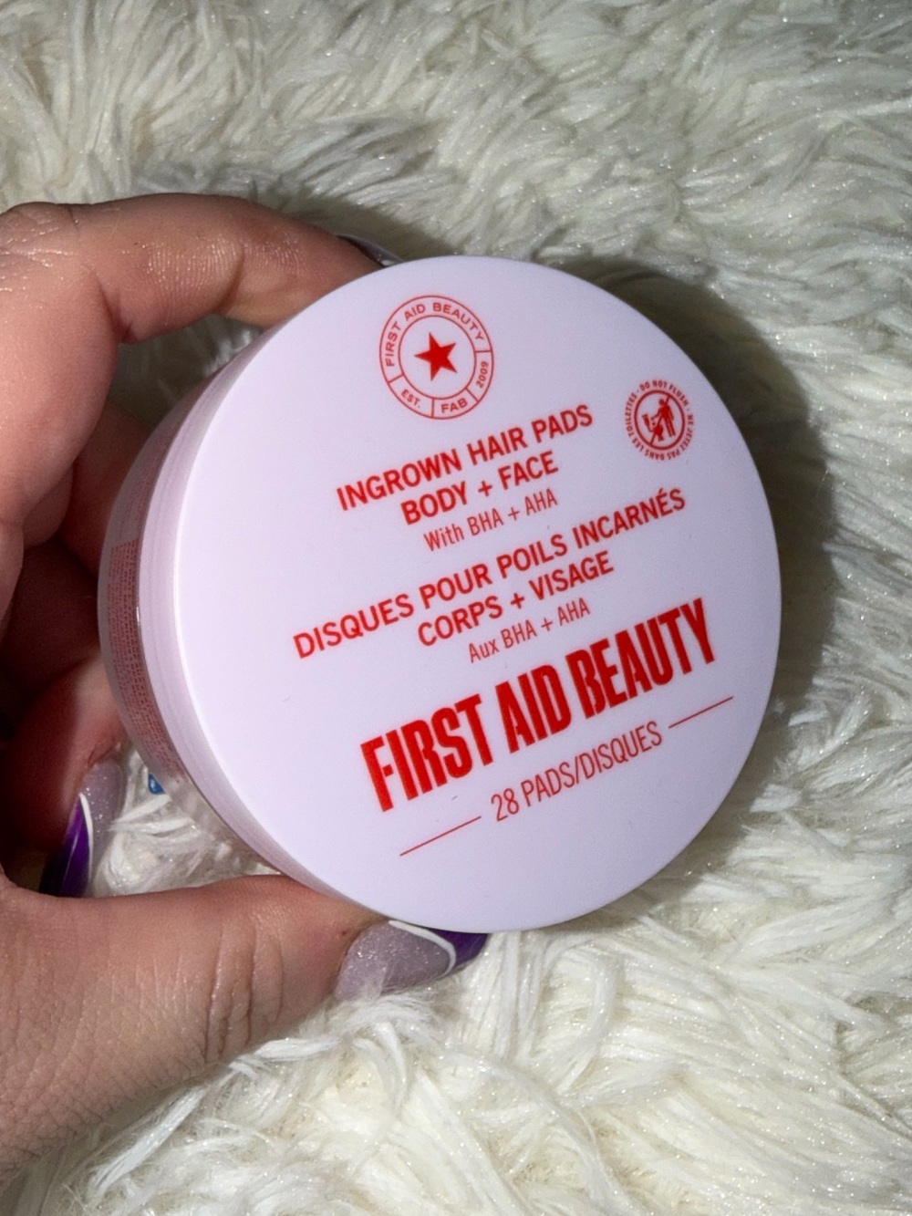 NEW First Aid Beauty Ingrown Hair Pads 28 Count